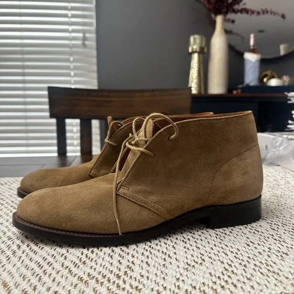 J. Crew Men's Tan Leather Boots - Picture 7 of 7